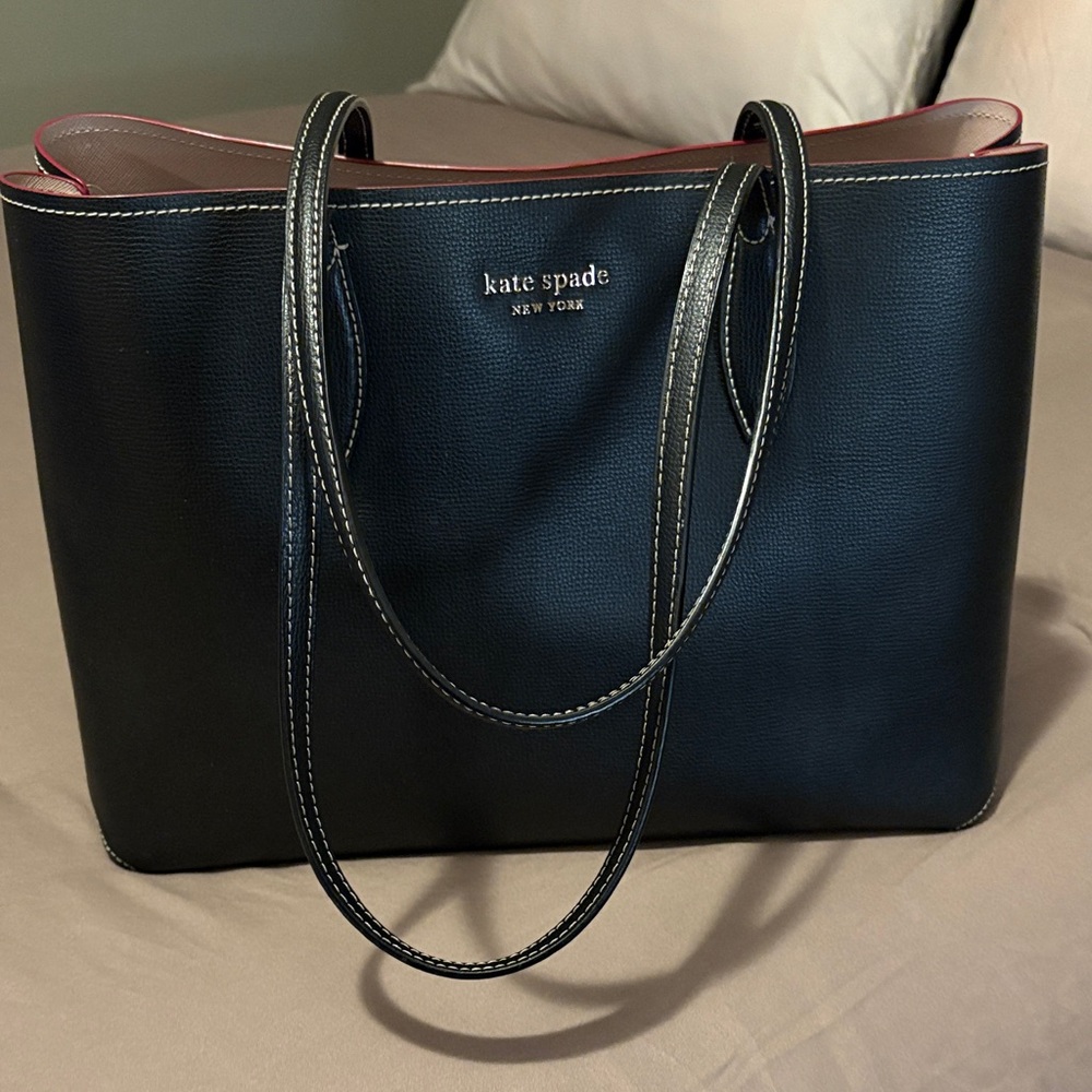 Kate Spade Black and Pink Tote Bag